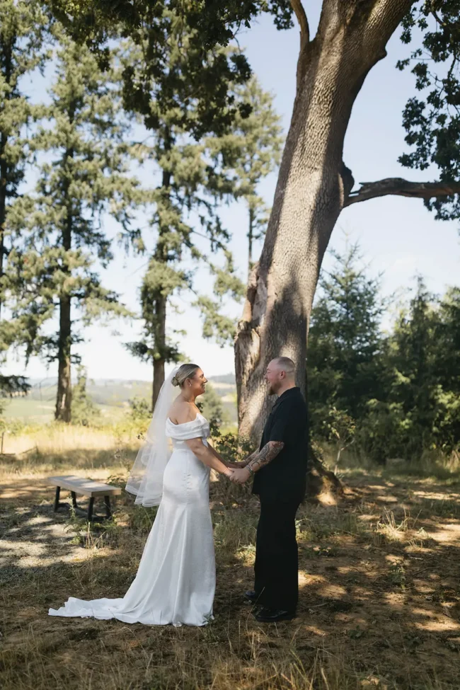 First look under a tree